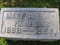 Kendrick, Mary A